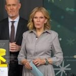 Tory’s grey belted shirtdress on Good Morning America