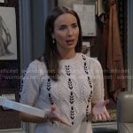 Ivy’s cable-knit top on The Bold and the Beautiful
