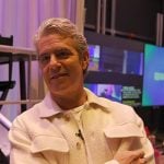 Andy Cohen’s white tweed jacket on Today