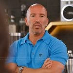 Jason’s blue polo on Selling the OC