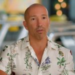 Jason’s floral confessional shirt on Selling the OC