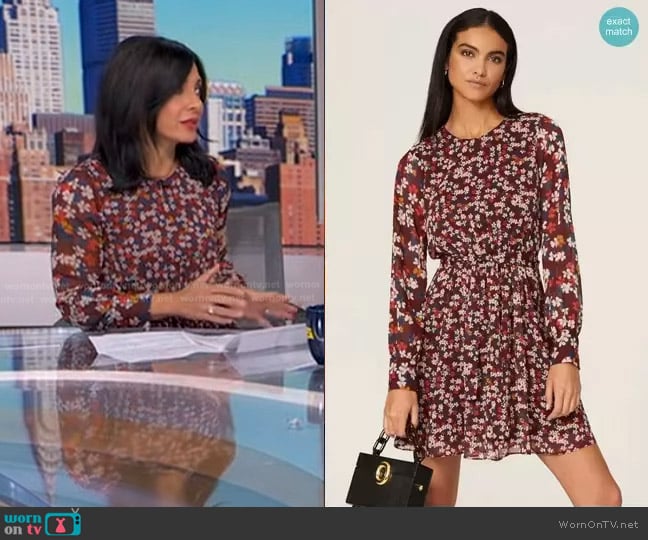 Jason Wu Collective Floral Tie Waist Dress worn by Dr. Tara Narula on Good Morning America