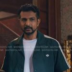 Jay’s green short-sleeve Adidas shirt on Ghosts