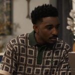 Jazz’s geometric print polo on Bel-Air