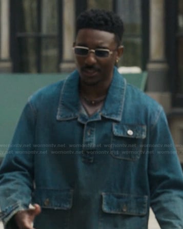 Jazz's denim shirt on Bel-Air