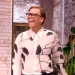 Jeff Hiller’s floral print shirt on The View
