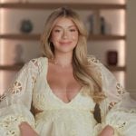 Jenn’s yellow lace confessional dress on The Secret Lives of Mormon Wives