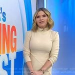 Jenna’s beige mock neck maxi dress on Today