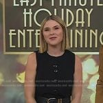 Jenna’s black scalloped mini dress on Today