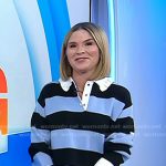 Jenna’s blue stripe rugby shirt on Today