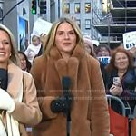 Jenna’s brown fur coat on Today