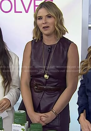 Jenna's brown leather belt on Today