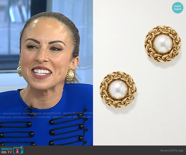 Myka Meier’s earrings on Today