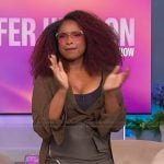 Jennifer’s zip detail skirt on The Jennifer Hudson Show