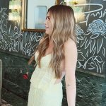 Jessi’s yellow sheer top and skirt set on The Secret Lives of Mormon Wives