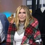 Jill’s plaid sherpa jacket on Today