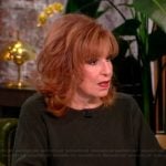 Joy’s green ribbed sweater on The View