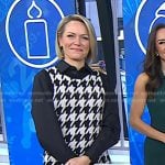 Dylan’s houndstooth dress on Today