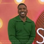 Justin’s green collared sweater on Today