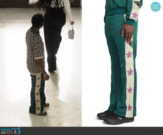 Kapital smooth Jersey Stant Man Track Pants worn by Jazz (Jordan L. Jones) on Bel-Air