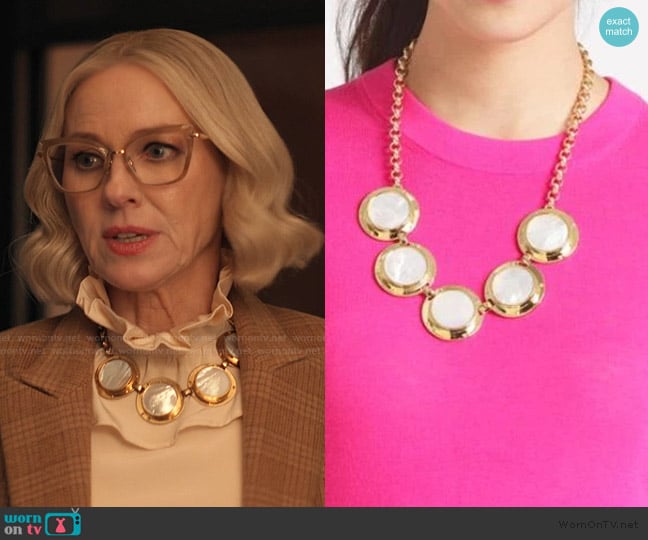 Kate Spade Shell Necklace worn by Liberty Ronson (Naomi Watts) on Alls Fair