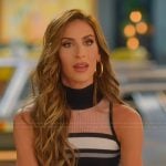 Kaylee striped confessional top on Selling the OC