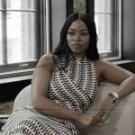 Keiarna’s printed sleeveless dress on The Real Housewives of Potomac