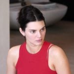 Kendall’s red tank on The Kardashians