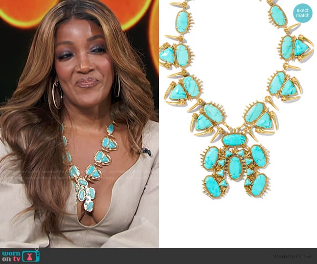 Mickey Guyton’s necklace on Access Hollywood