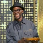 Kyler’s denim jacket on Tamron Hall Show