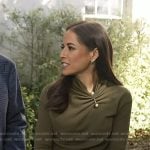 Kaylee’s green barbell top on Today