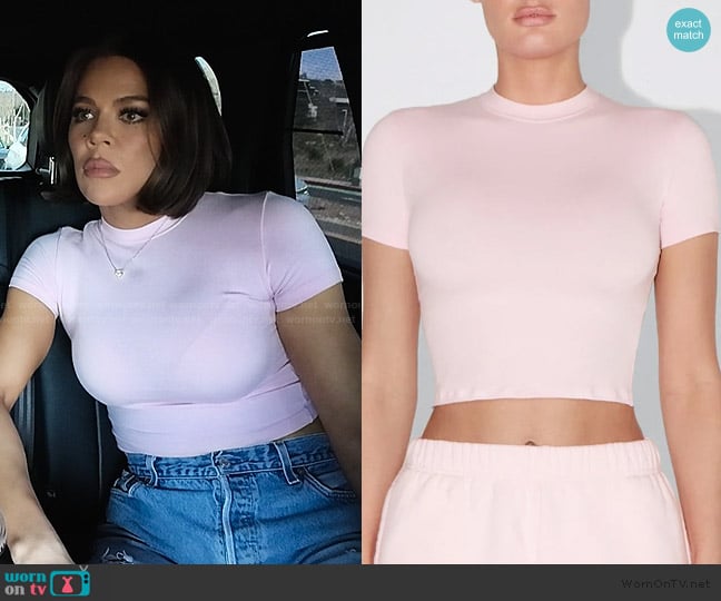 Khy Baby Tee worn by Khloe Kardashian (Khloe Kardashian) on The Kardashians