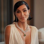 Allura’s white ring detail dress on Alls Fair