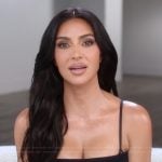 Kim’s confessional tube top on The Kardashians