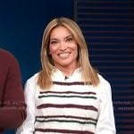 Kit’s stripe knit vest on Access Hollywood