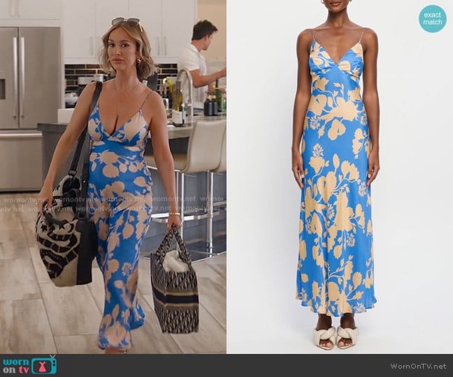 Kivari Aurora Strappy Maxi Dress worn by Ashtyn Zerboni (Ashtyn Zerboni) on Selling the OC