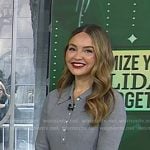 Nicole Lapin’s grey polo dress on Today