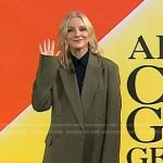 Laura Brown’s army green oversized blazer on Today