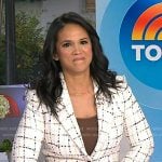 Laura’s white tweed blazer on Today