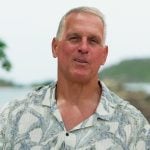 Mel’s floral print shirt on The Golden Bachelor