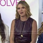 Jenna’s brown leather belt on Today