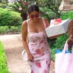 Leva’s pink floral print dress on Southern Charm
