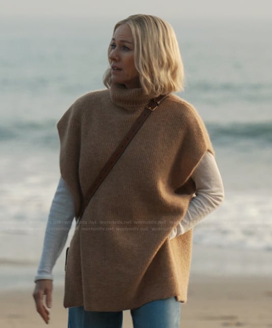 Liberty's beige knit vest on Alls Fair