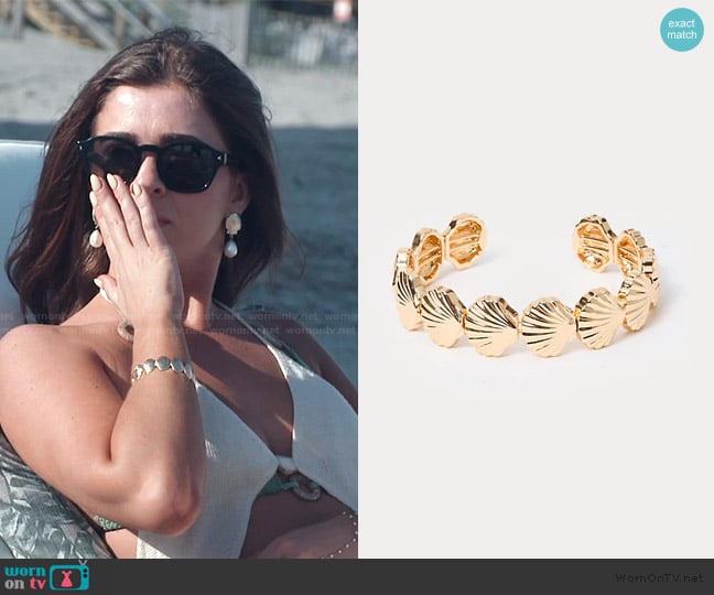 Lilly Pulitzer Cool As Shell Bracelet worn by Audrey Pratt on Southern Charm