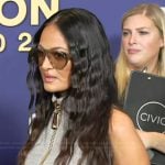 Lisa Barlow’s gray zip top on Access Hollywood