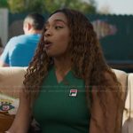 Lisa’s green v-neck top on Bel-Air