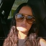 Lisa’s beige aviator sunglasses on The Real Housewives of Salt Lake City