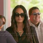 Lisa’s black square sunglasses on The Real Housewives of Salt Lake City