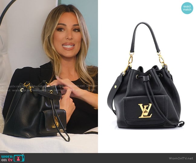 Louis Vuitton Calf Leather Lock Me Bucket worn by Alex Halll (Alex Hall) on Selling the OC