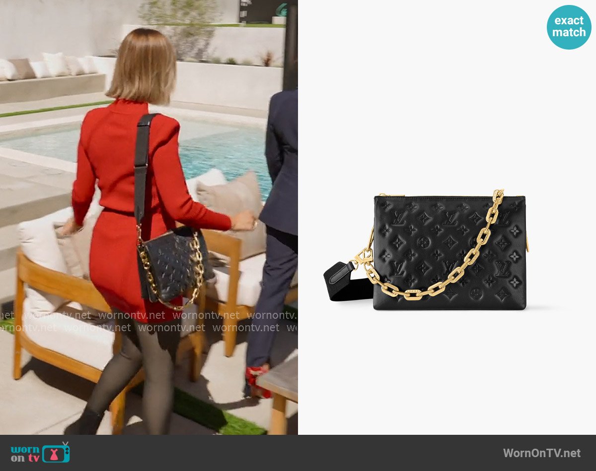 Louis Vuitton Coussin PM Bag in Black Monogram Embossed Leather worn by Ashtyn Zerboni (Ashtyn Zerboni) on Selling the OC